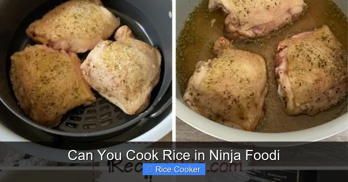 Can You Cook Rice in Ninja Foodi