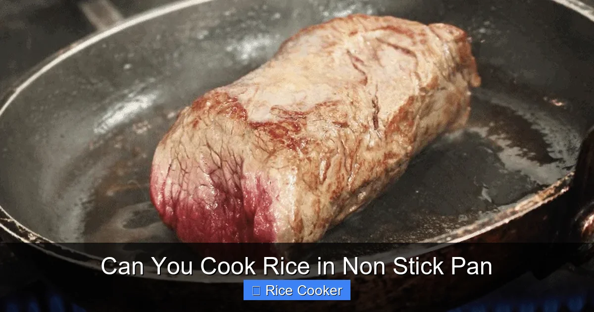 Can You Cook Rice in Non Stick Pan