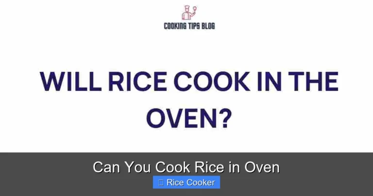 Can You Cook Rice in Oven