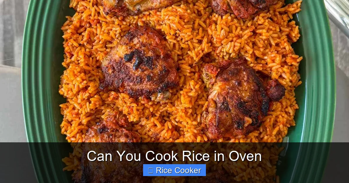 Can You Cook Rice in Oven