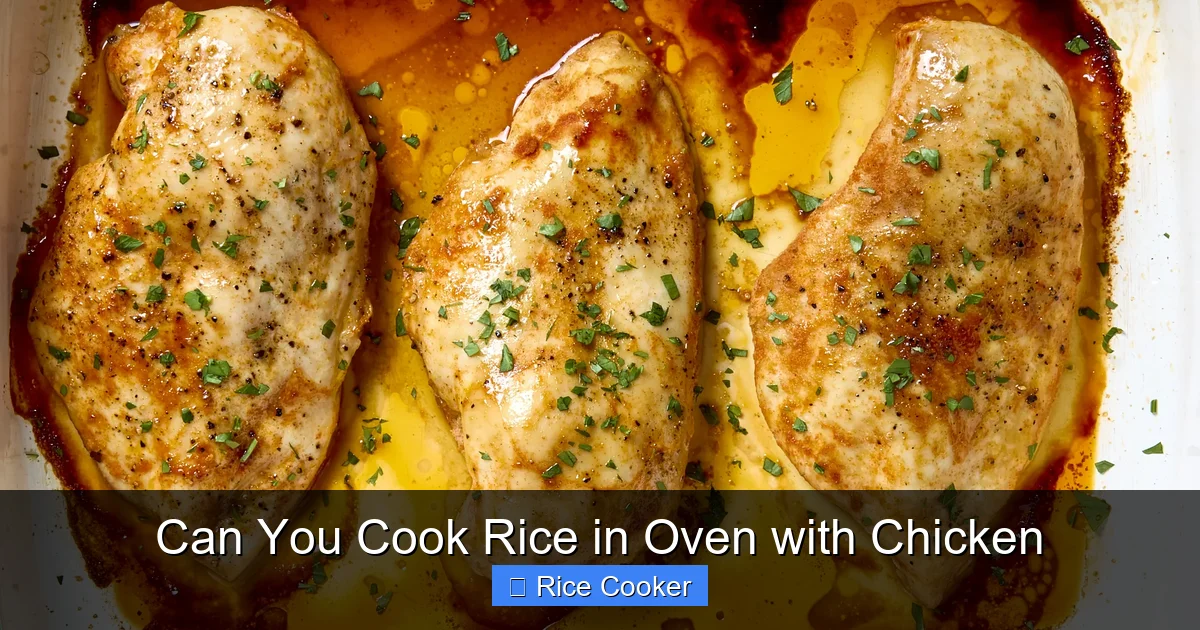 Can You Cook Rice in Oven with Chicken