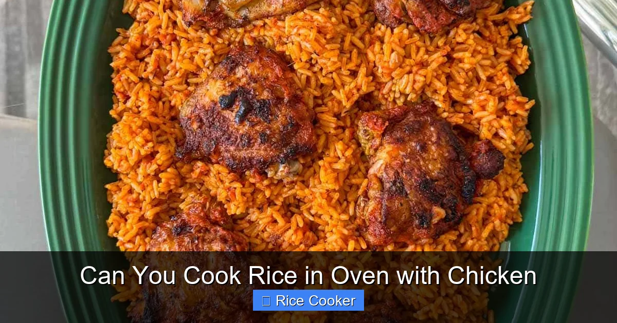 Can You Cook Rice in Oven with Chicken
