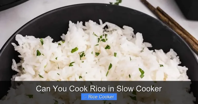 Can You Cook Rice in Slow Cooker