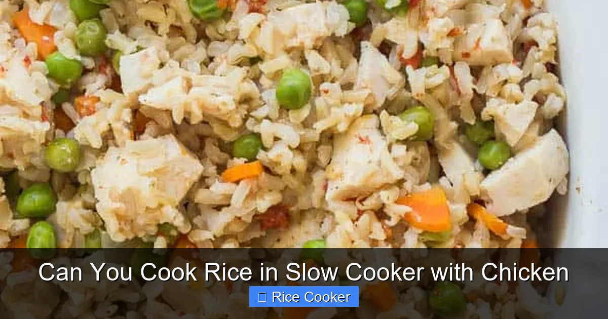 Can You Cook Rice in Slow Cooker with Chicken