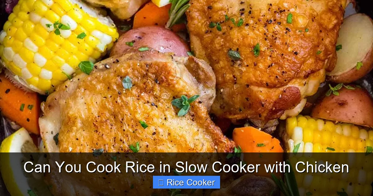 Can You Cook Rice in Slow Cooker with Chicken