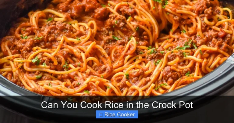 Can You Cook Rice in the Crock Pot