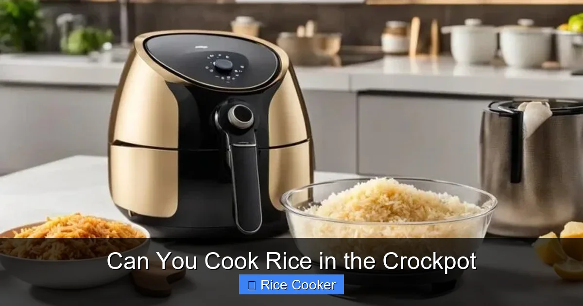 Can You Cook Rice in the Crockpot