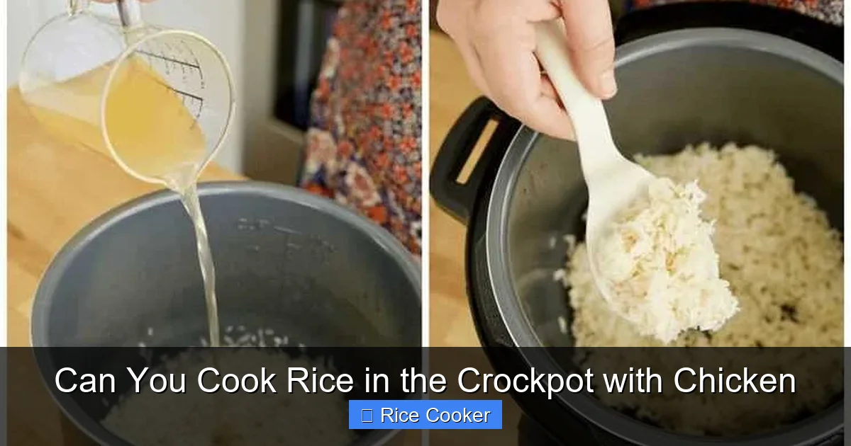 Can You Cook Rice in the Crockpot with Chicken