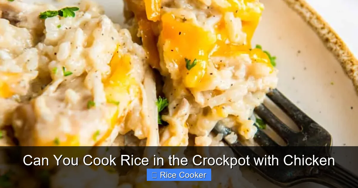 Can You Cook Rice in the Crockpot with Chicken