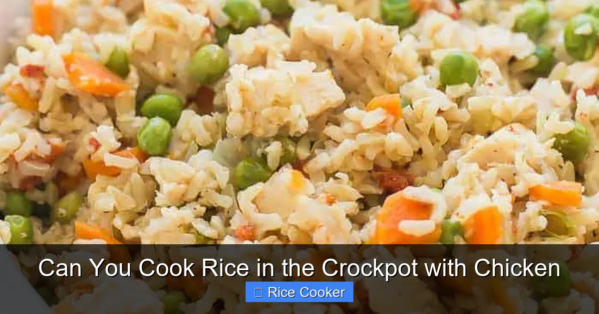 Can You Cook Rice in the Crockpot with Chicken