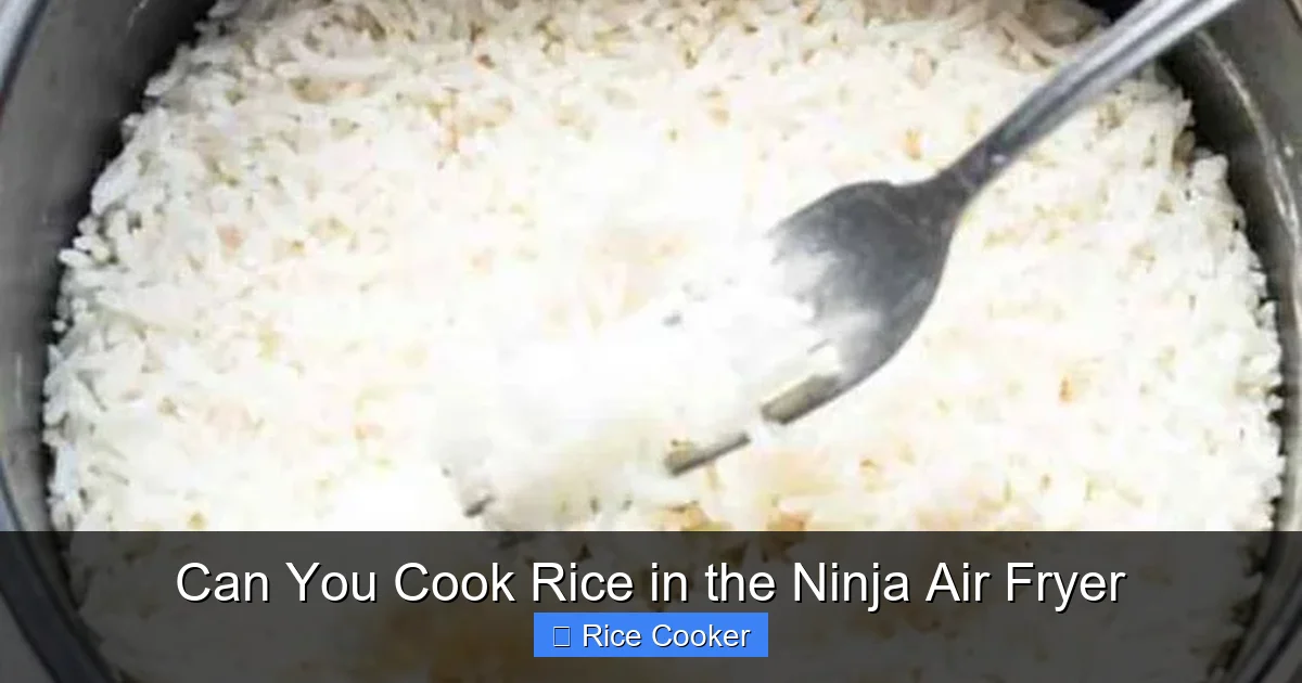Can You Cook Rice in the Ninja Air Fryer