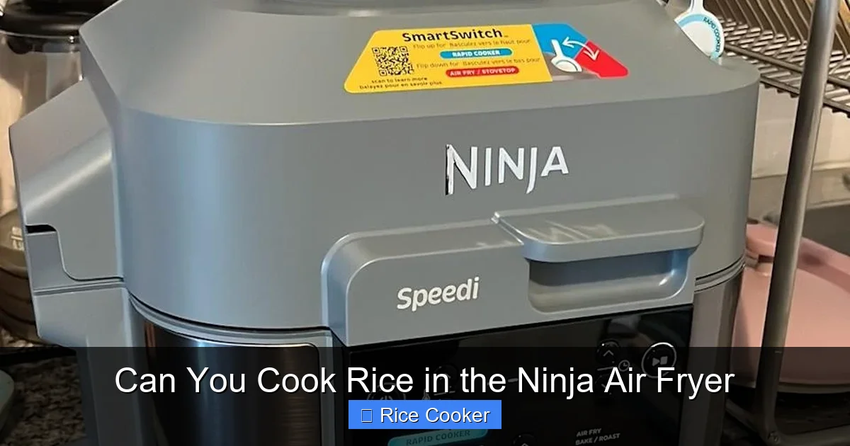 Can You Cook Rice in the Ninja Air Fryer