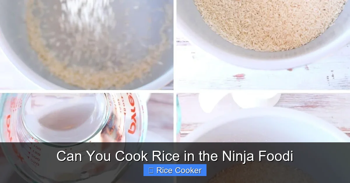 Can You Cook Rice in the Ninja Foodi