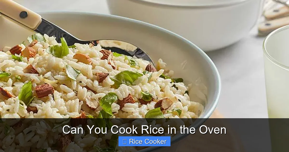 Can You Cook Rice in the Oven