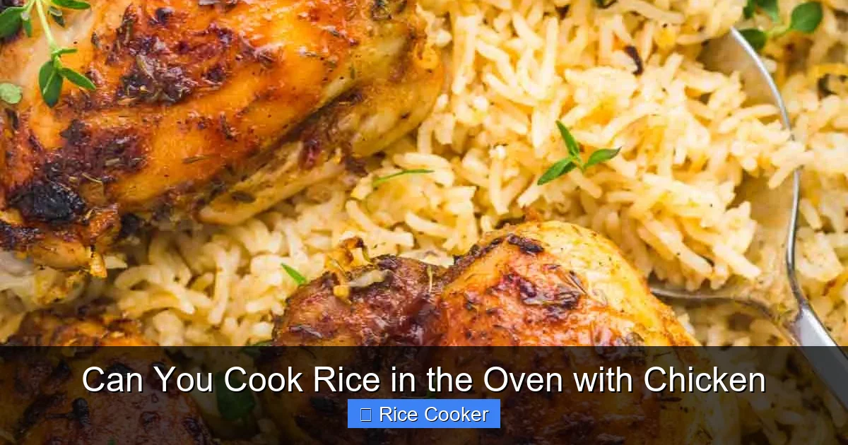 Can You Cook Rice in the Oven with Chicken