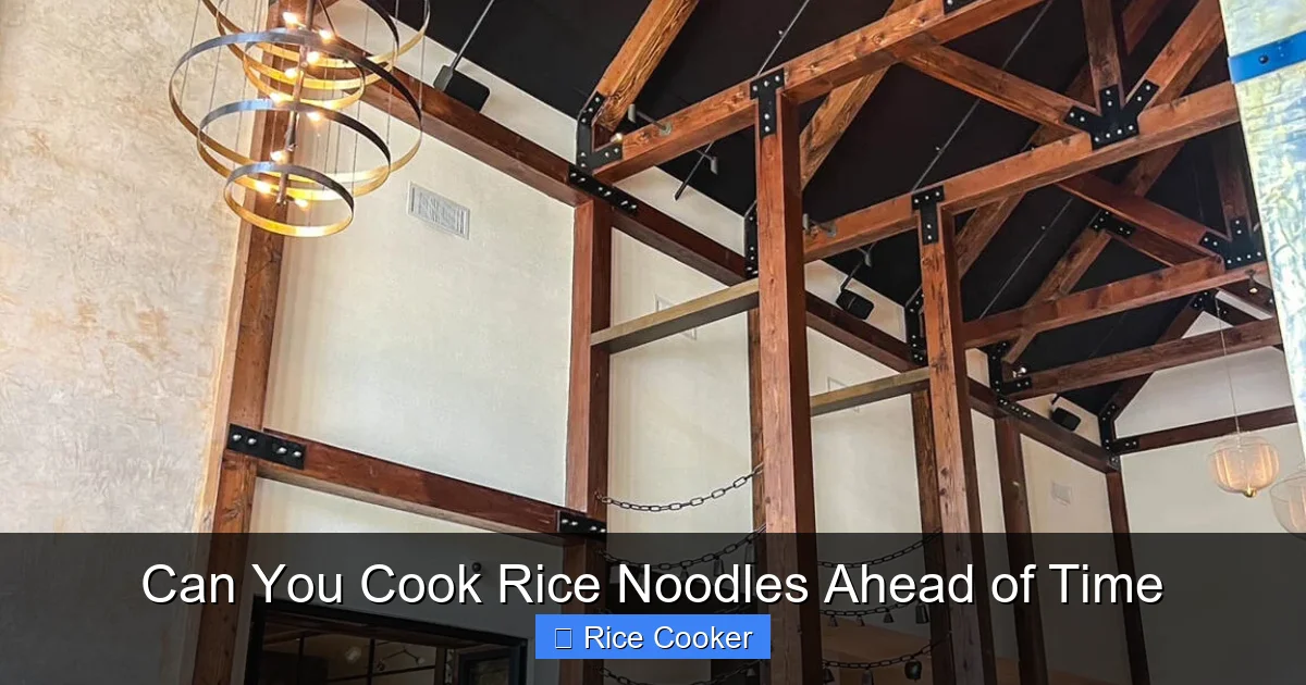 Can You Cook Rice Noodles Ahead of Time