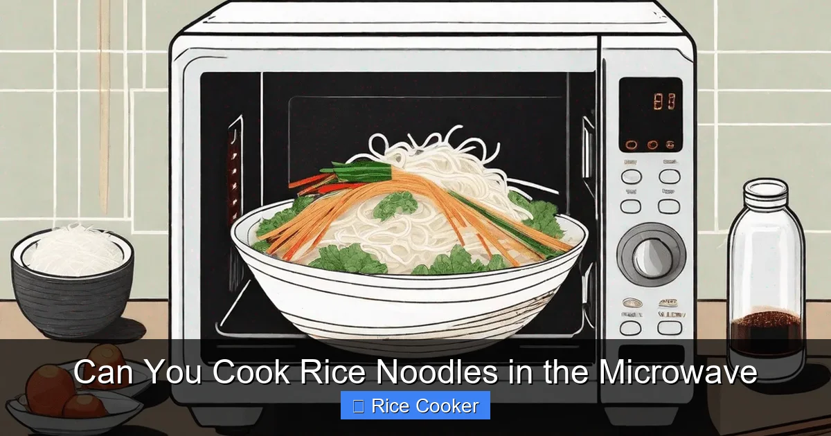 Can You Cook Rice Noodles in the Microwave