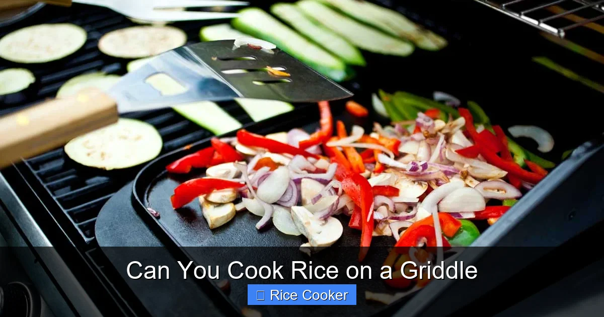 Can You Cook Rice on a Griddle