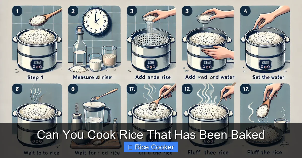 Can You Cook Rice That Has Been Baked