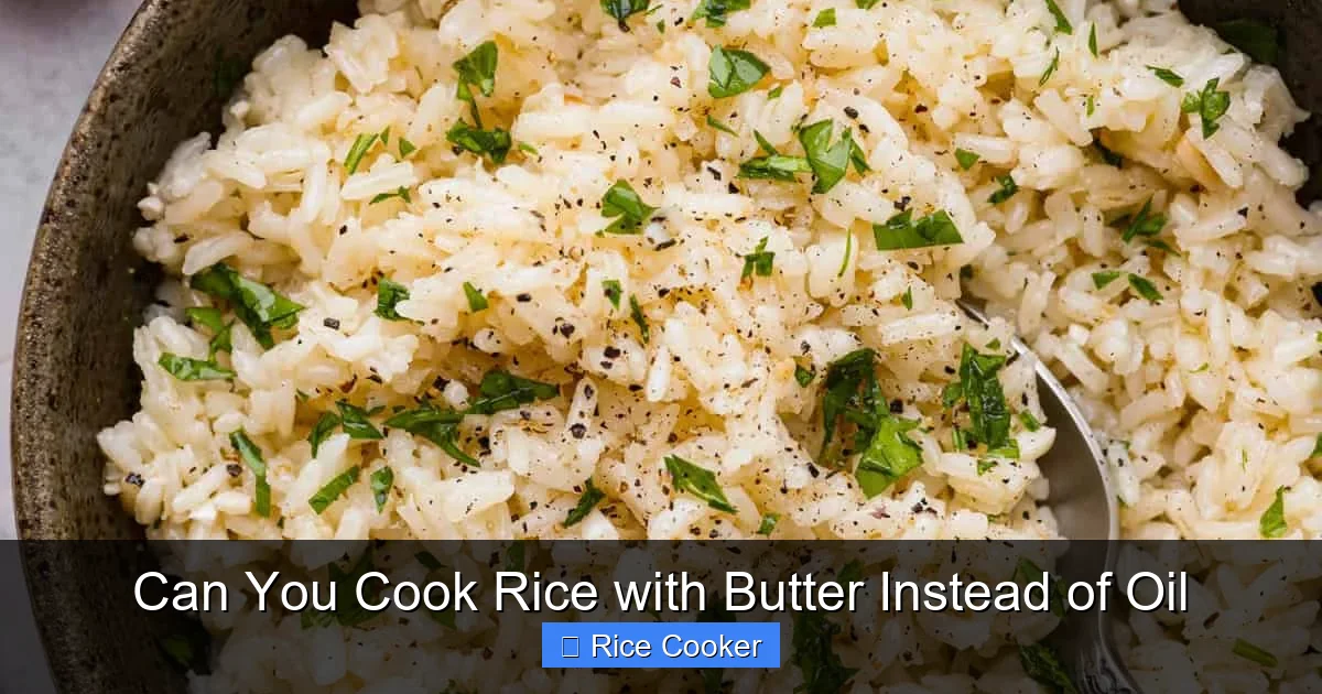 Can You Cook Rice with Butter Instead of Oil