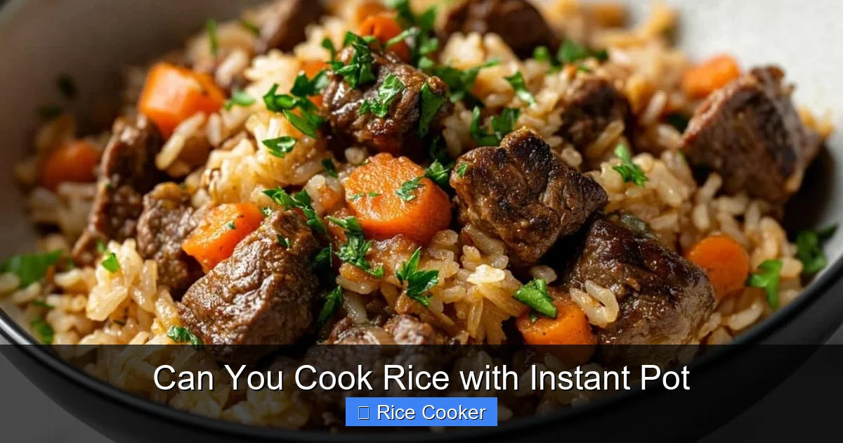 Can You Cook Rice with Instant Pot