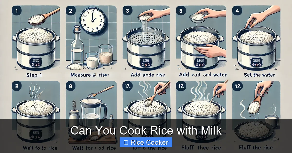 Can You Cook Rice with Milk