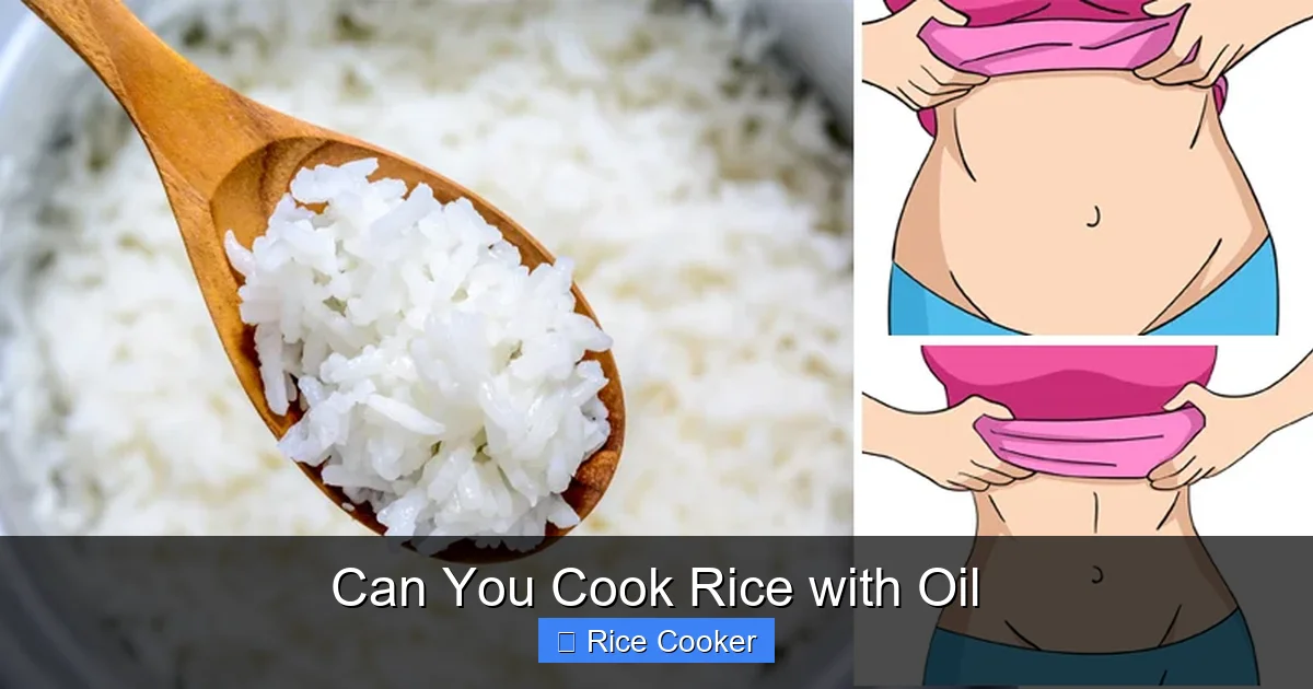 Can You Cook Rice with Oil