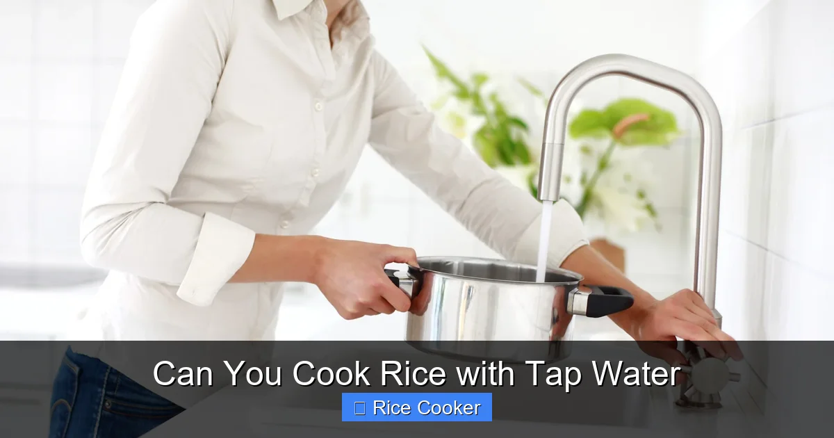 Can You Cook Rice with Tap Water