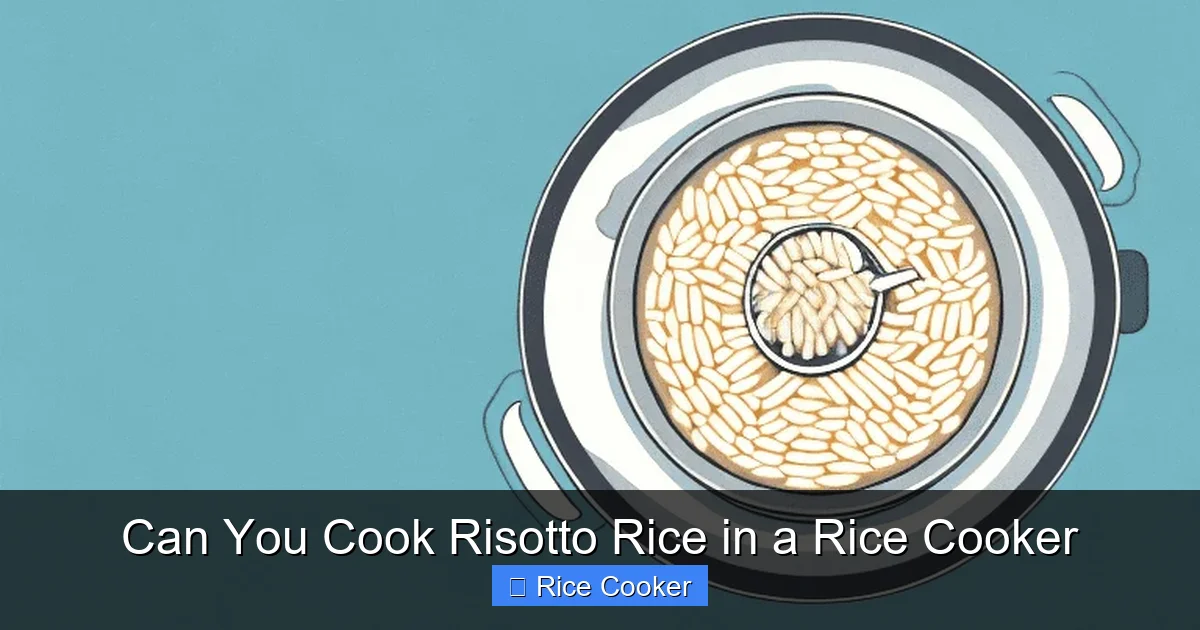 Can You Cook Risotto Rice in a Rice Cooker