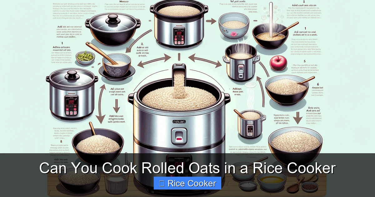 Can You Cook Rolled Oats in a Rice Cooker