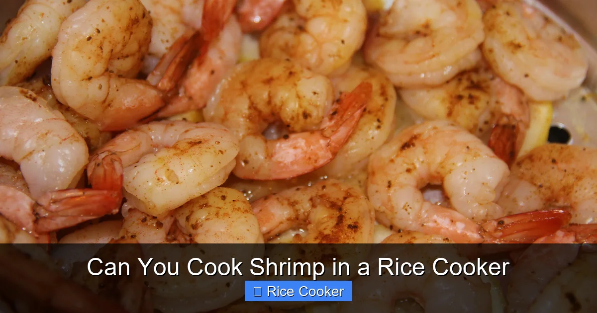 Can You Cook Shrimp in a Rice Cooker