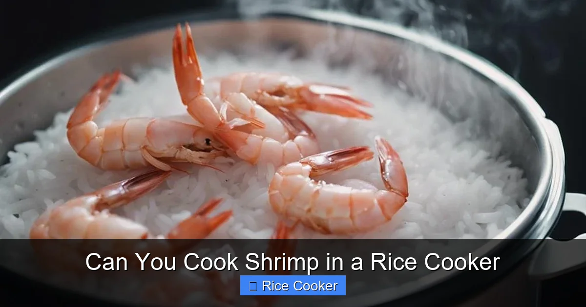 Can You Cook Shrimp in a Rice Cooker