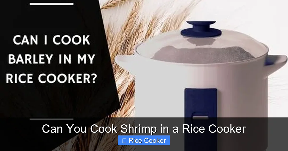 Can You Cook Shrimp in a Rice Cooker