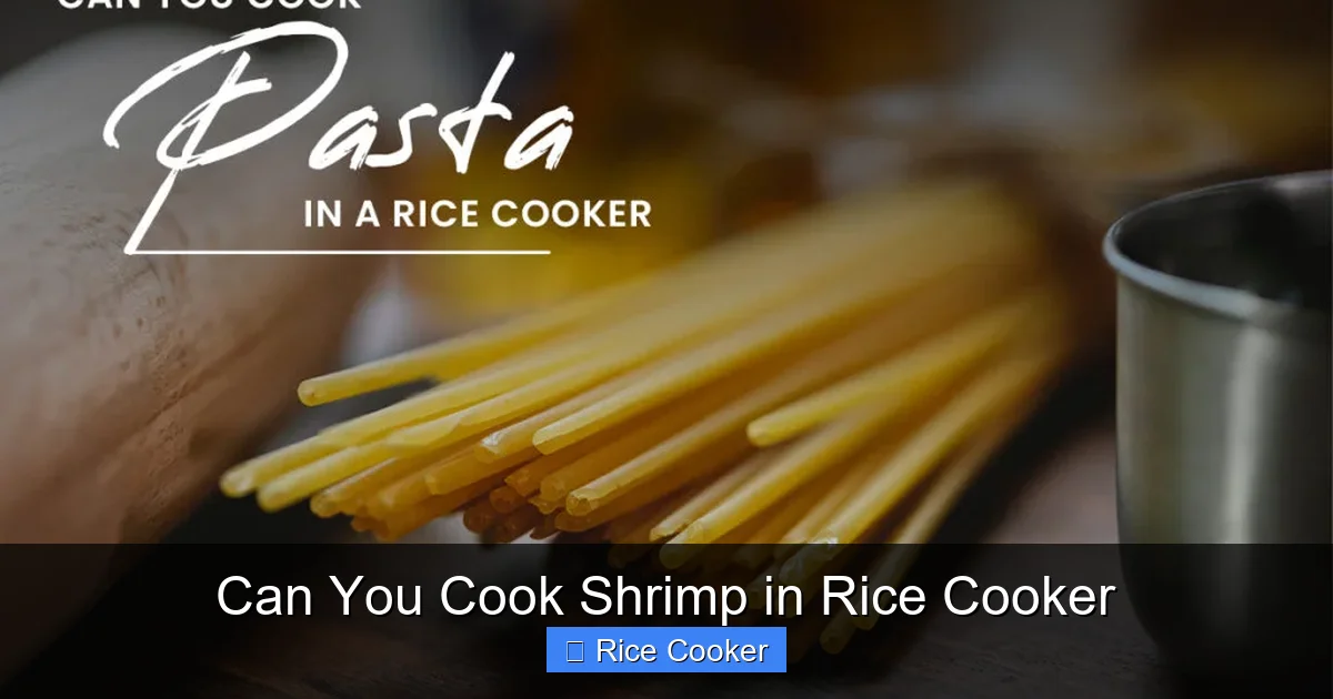 Can You Cook Shrimp in Rice Cooker