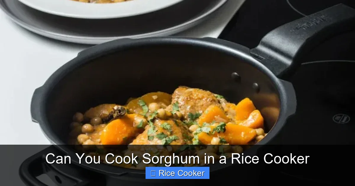 Can You Cook Sorghum in a Rice Cooker