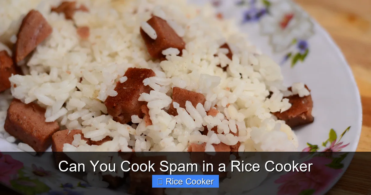 Can You Cook Spam in a Rice Cooker