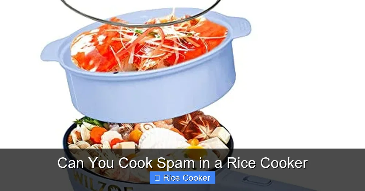 Can You Cook Spam in a Rice Cooker