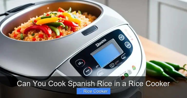 Can You Cook Spanish Rice in a Rice Cooker