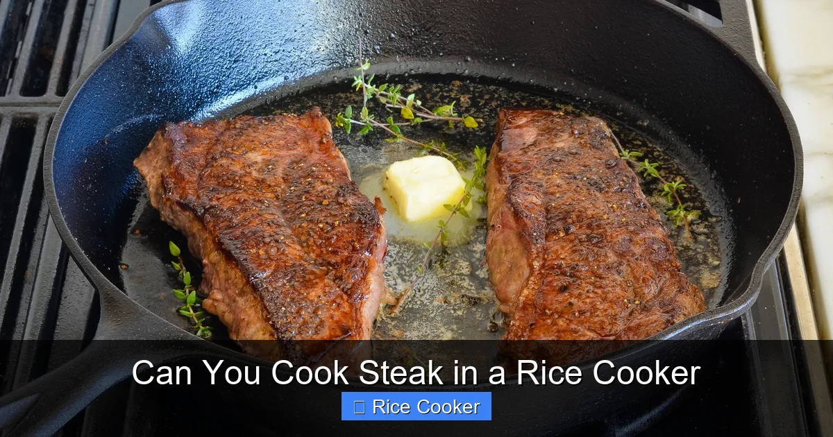 Can You Cook Steak in a Rice Cooker