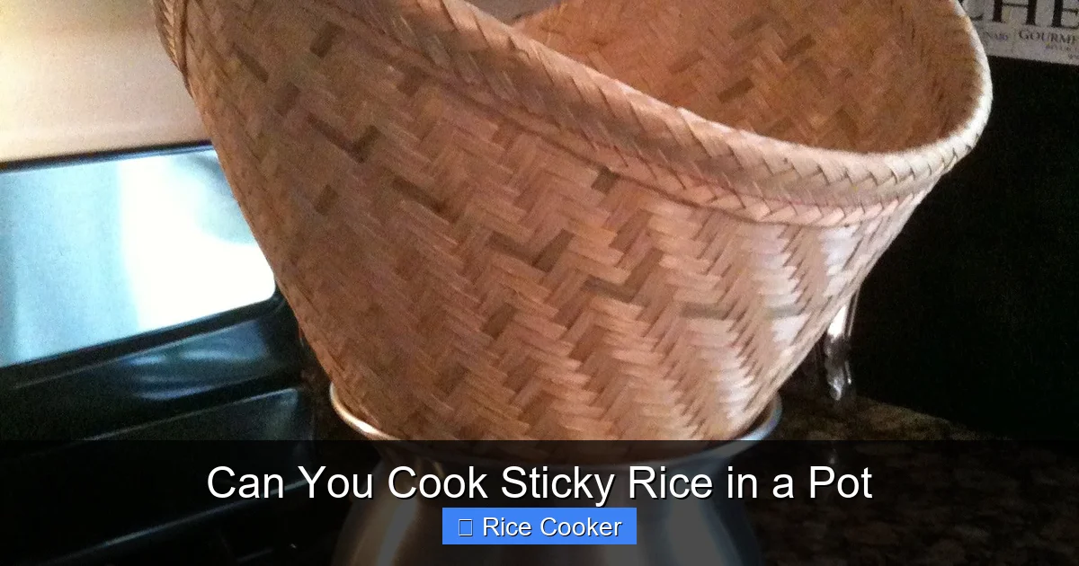 Can You Cook Sticky Rice in a Pot