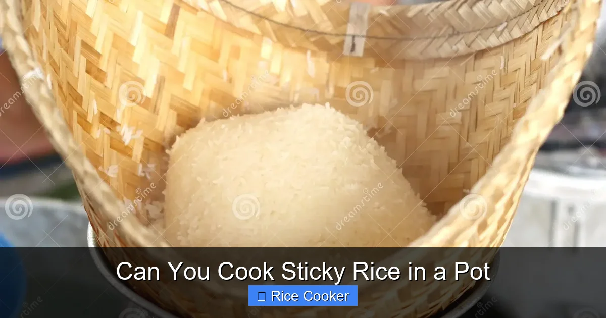 Can You Cook Sticky Rice in a Pot