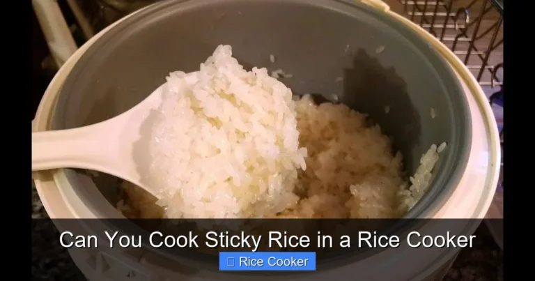 Can You Cook Sticky Rice in a Rice Cooker