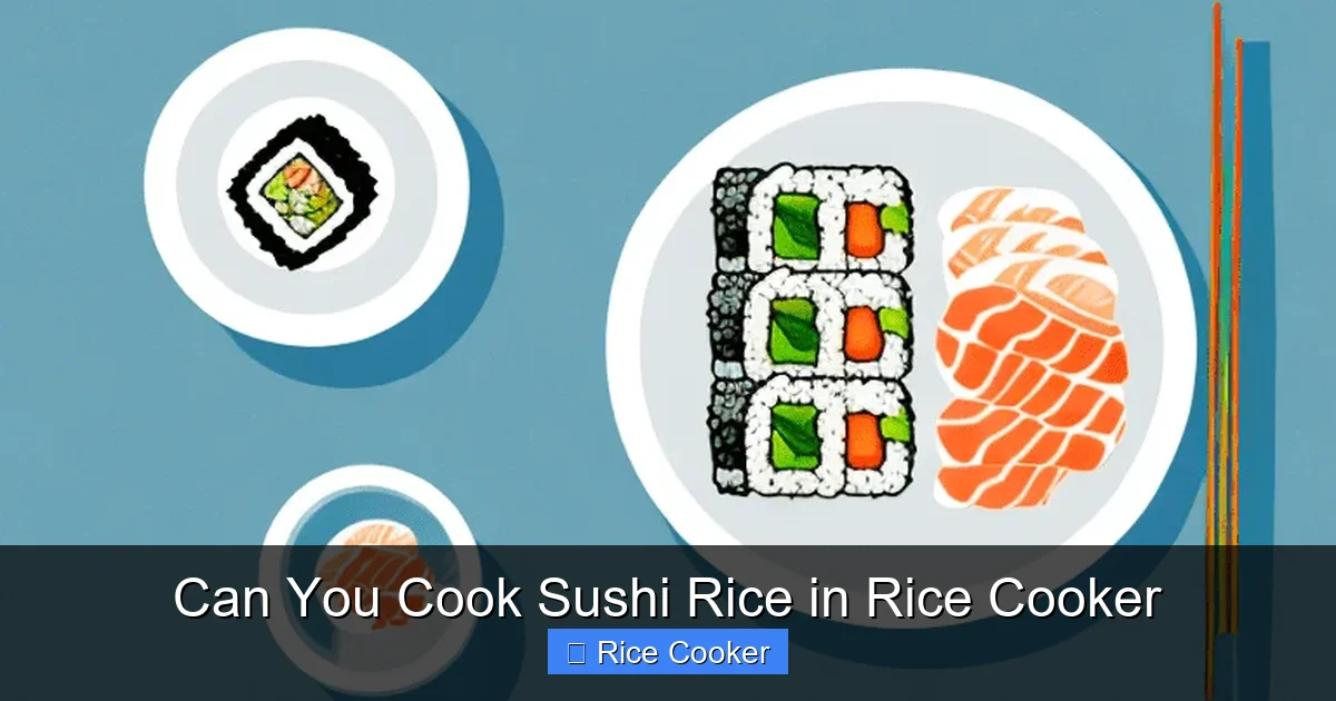 Can You Cook Sushi Rice in Rice Cooker