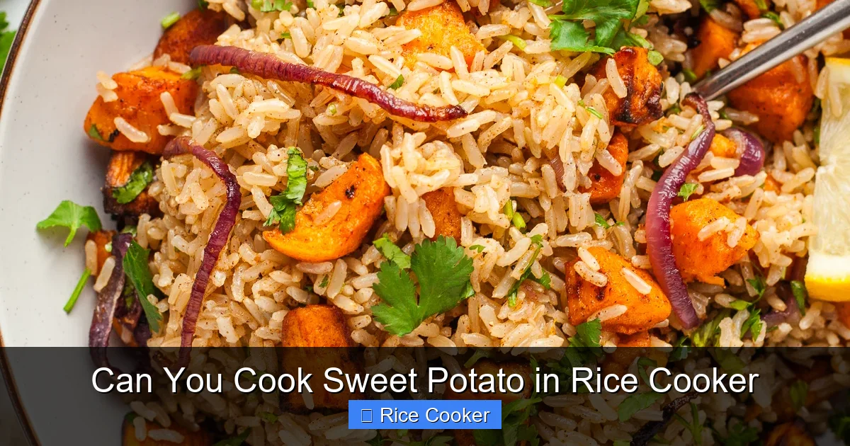 Can You Cook Sweet Potato in Rice Cooker