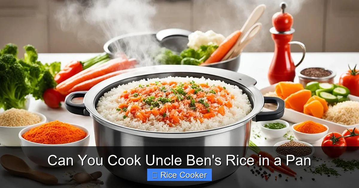 Can You Cook Uncle Ben's Rice in a Pan