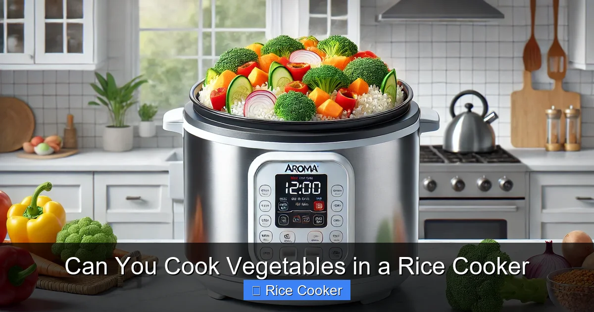Can You Cook Vegetables in a Rice Cooker