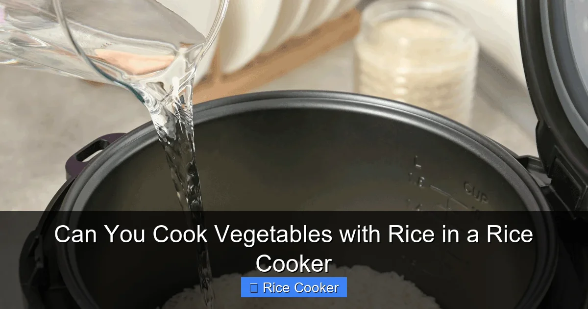 Can You Cook Vegetables with Rice in a Rice Cooker