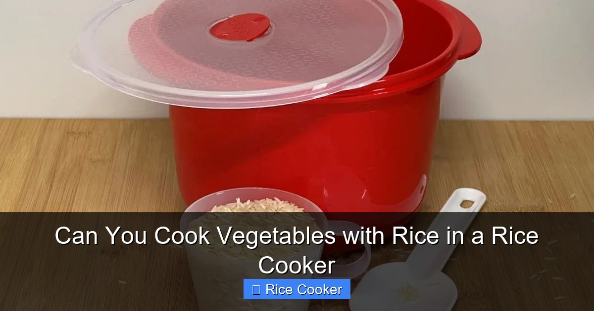Can You Cook Vegetables with Rice in a Rice Cooker