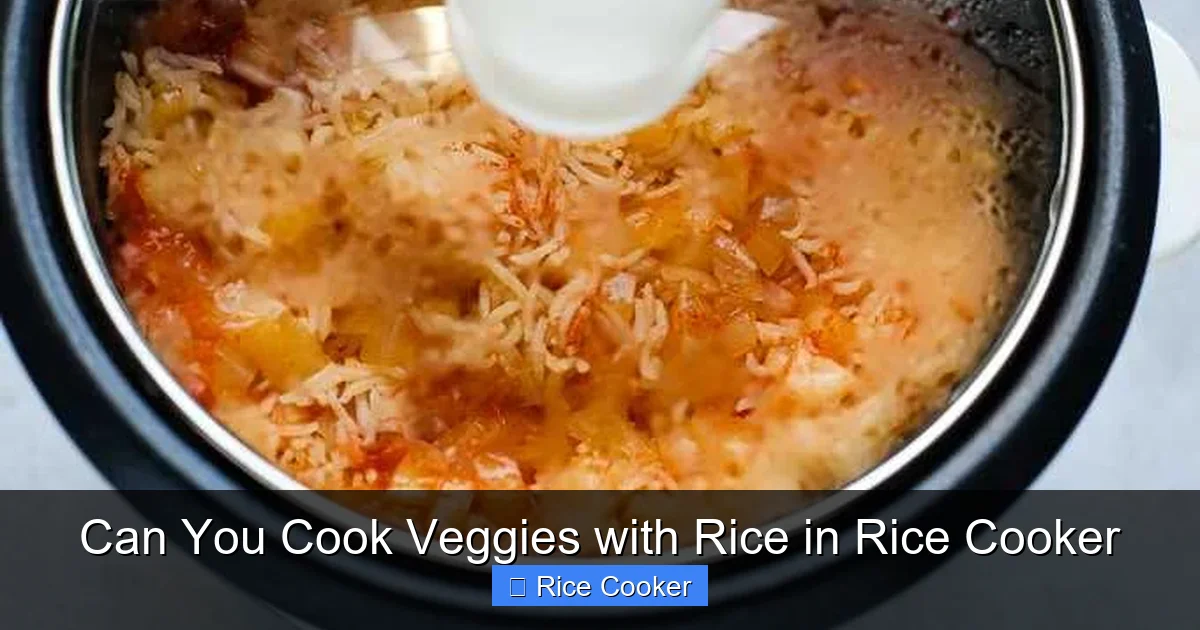 Can You Cook Veggies with Rice in Rice Cooker