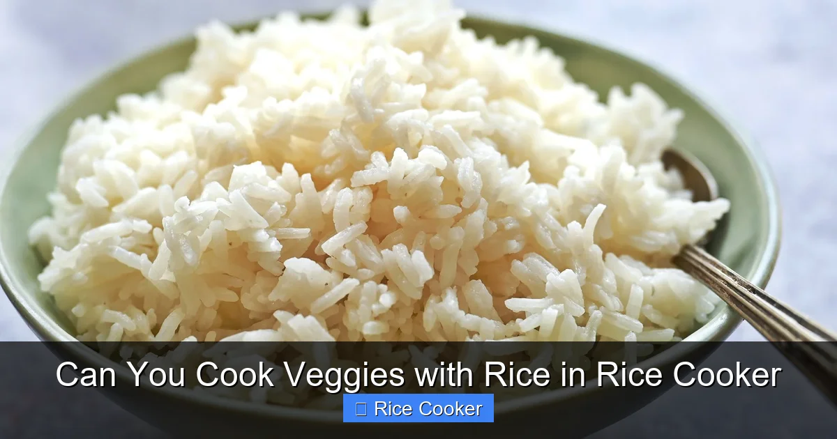 Can You Cook Veggies with Rice in Rice Cooker